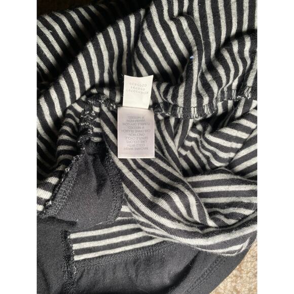 J Jill Gray & Black Striped Long Sleeve Dress - Size Medium - Picture 12 of 13